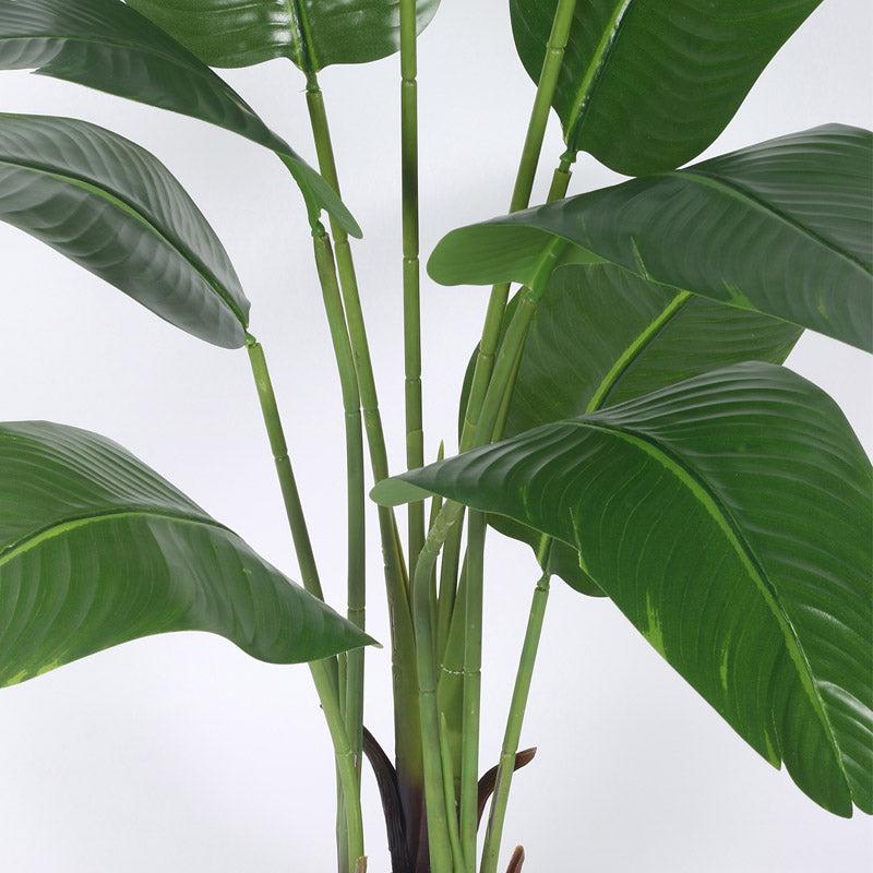 Buy Faux Realtouch Banana Plant With Pot - 4.9 Feet Artificial Plants from Vaaree