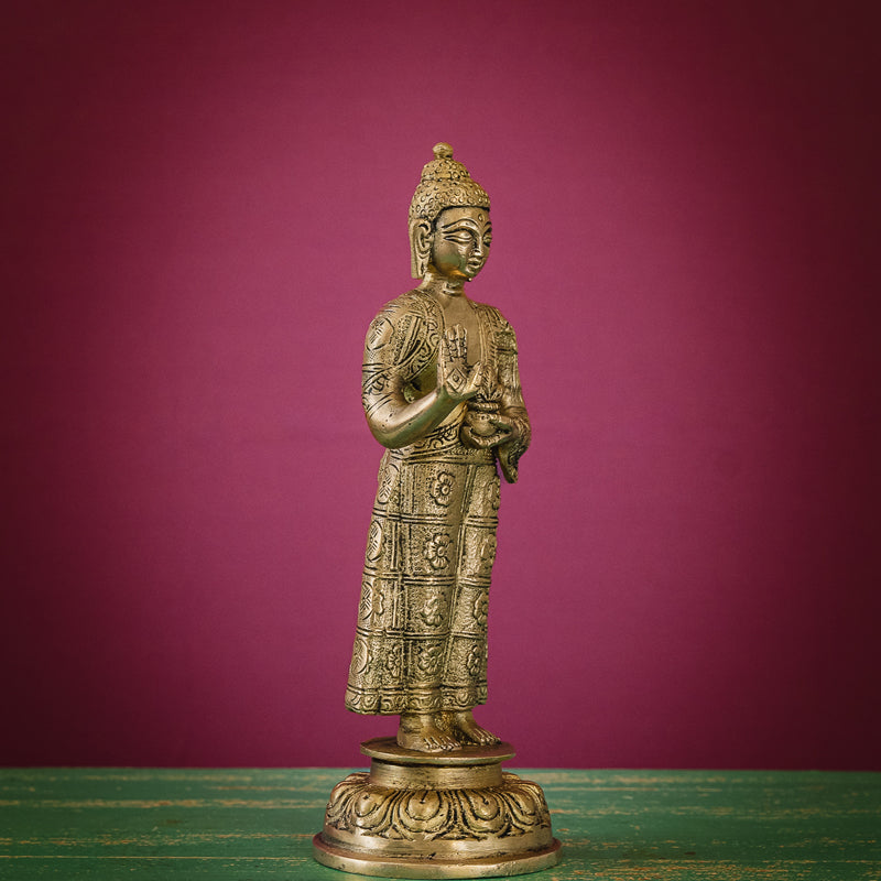 Buy Lord Buddha Standing Showpiece Idols & Sets from Vaaree