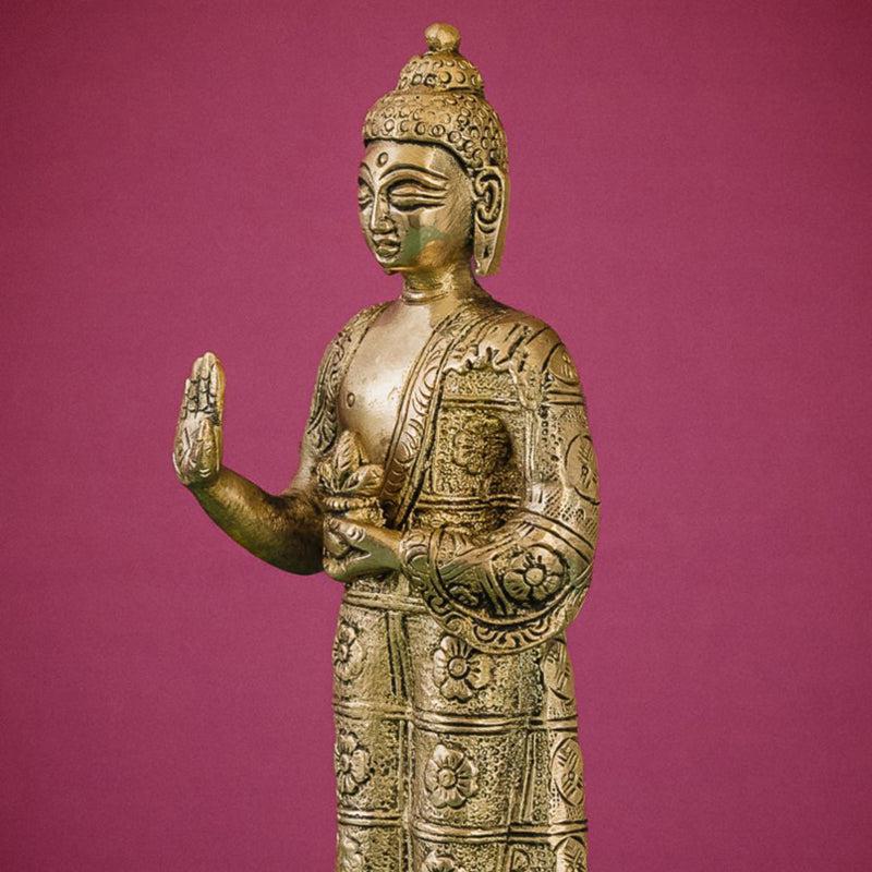 Buy Lord Buddha Standing Showpiece Idols & Sets from Vaaree