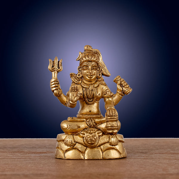 Buy Lord Shiva Brass Idol Idols & Sets from Vaaree