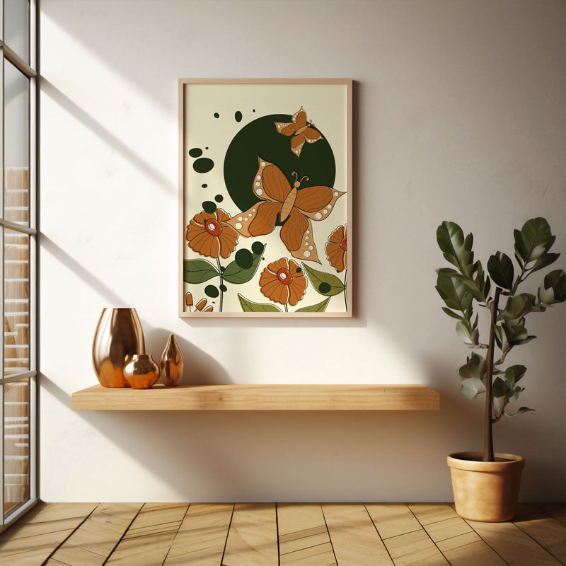 Wall Art & Paintings - Verdant Visions Wall Art - Black Frame