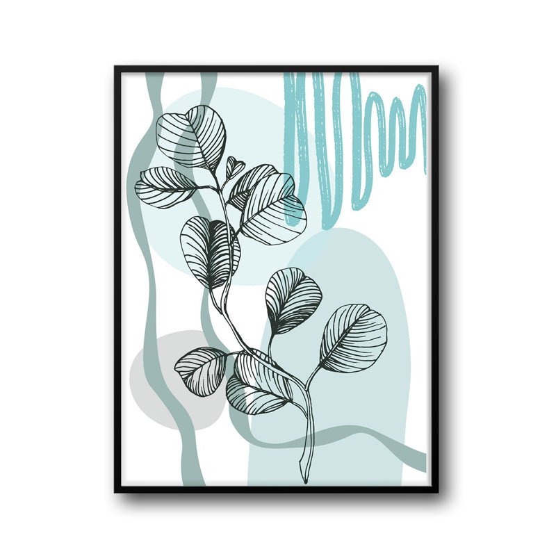 Wall Art & Paintings - Verdant Melody Wall Art - Black Frame