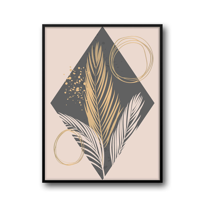 Wall Art & Paintings - Botanic Bloomscape Wall Art - Black Frame