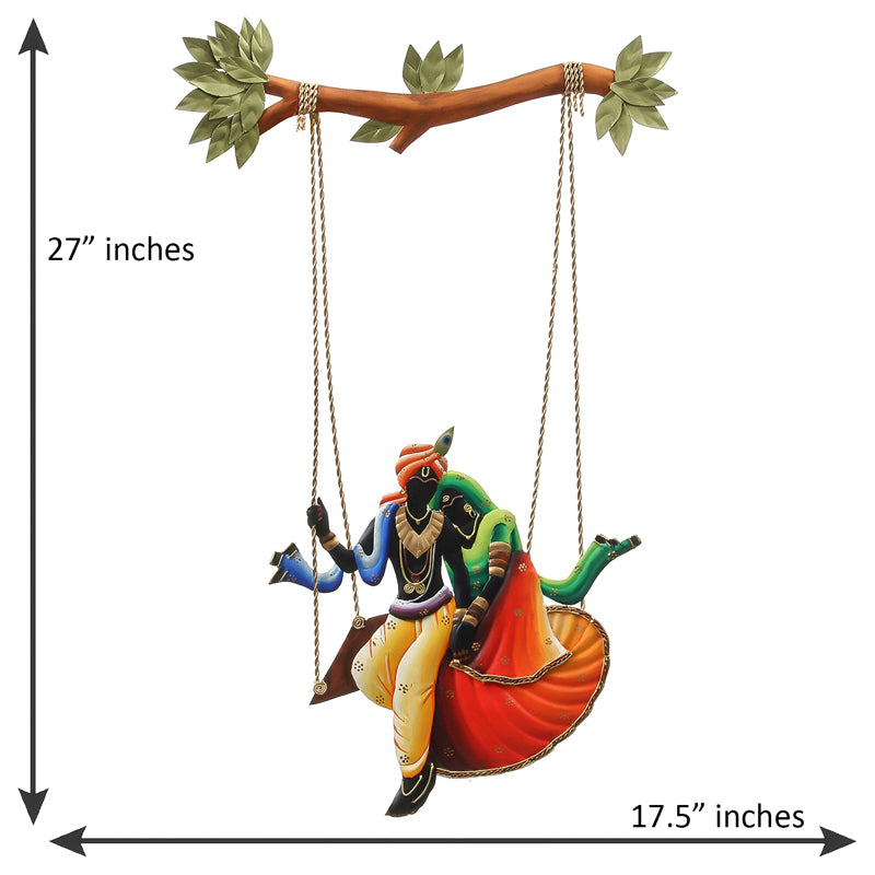 Buy Radha Krishna Liesure Wall Hanging Wall Accents from Vaaree