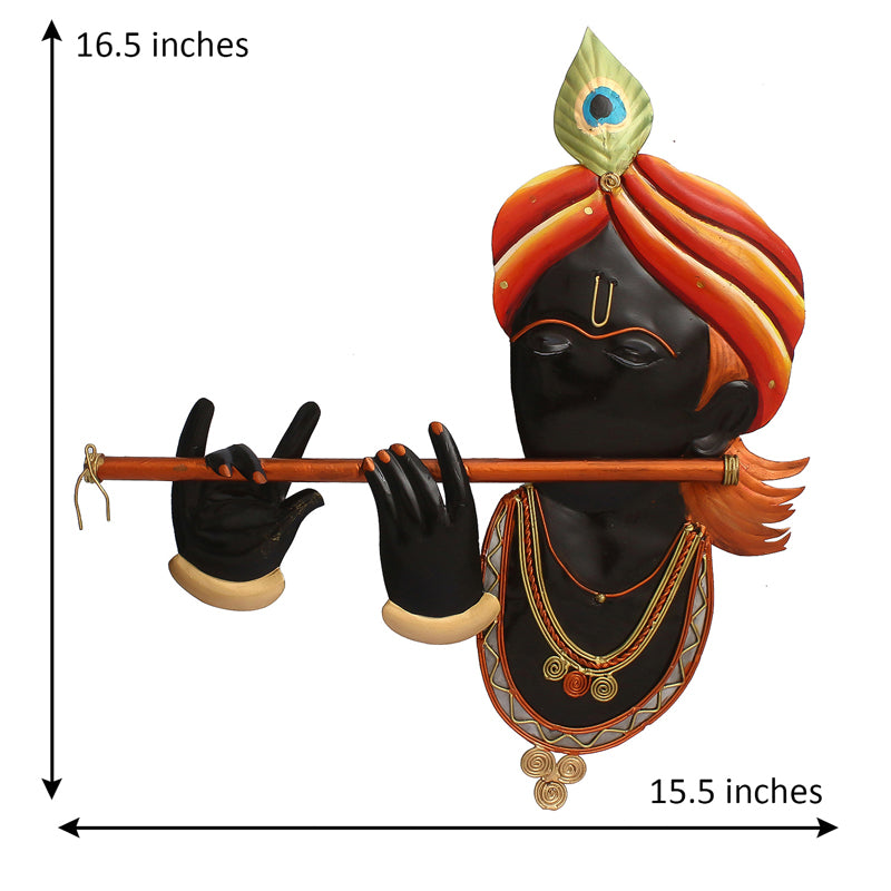 Wall Accents - Krishna Muralii Religious Wall Accent