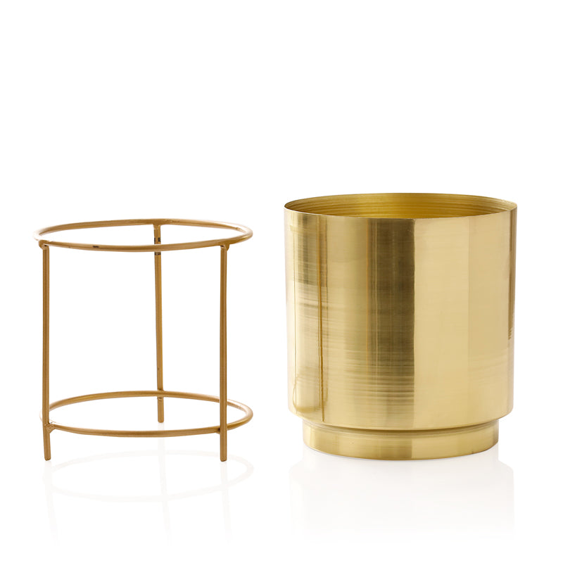 Buy Hemera Raagi Planter - Gold Pots & Planters from Vaaree