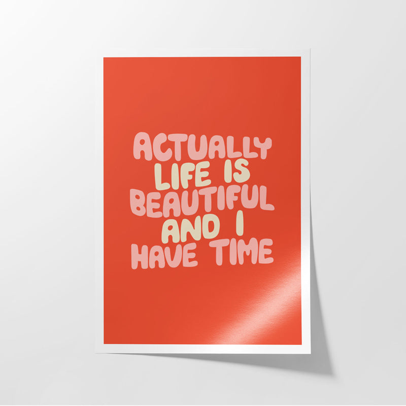 Buy I Have Time Wall Poster Wall Poster from Vaaree