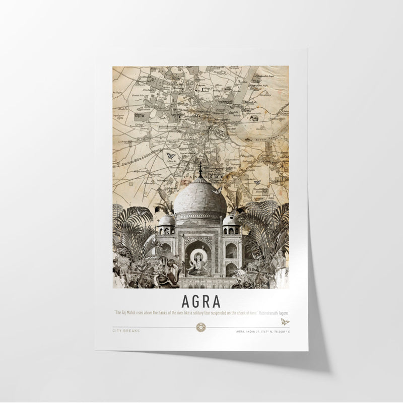 Buy Agra Wonder Wall Poster Wall Poster from Vaaree