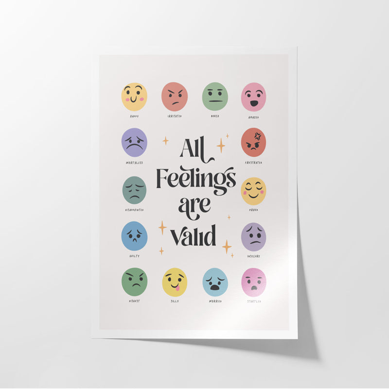 Buy Valid Emotions Wall Poster Wall Poster from Vaaree