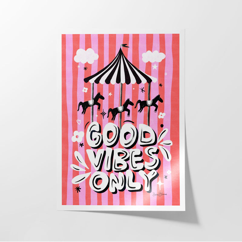 Buy Good Vibes Wall Poster Wall Poster from Vaaree