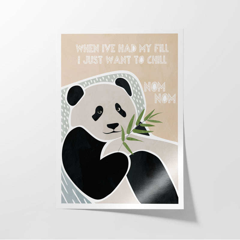 Buy Children'S Panda Wall Poster Wall Poster from Vaaree