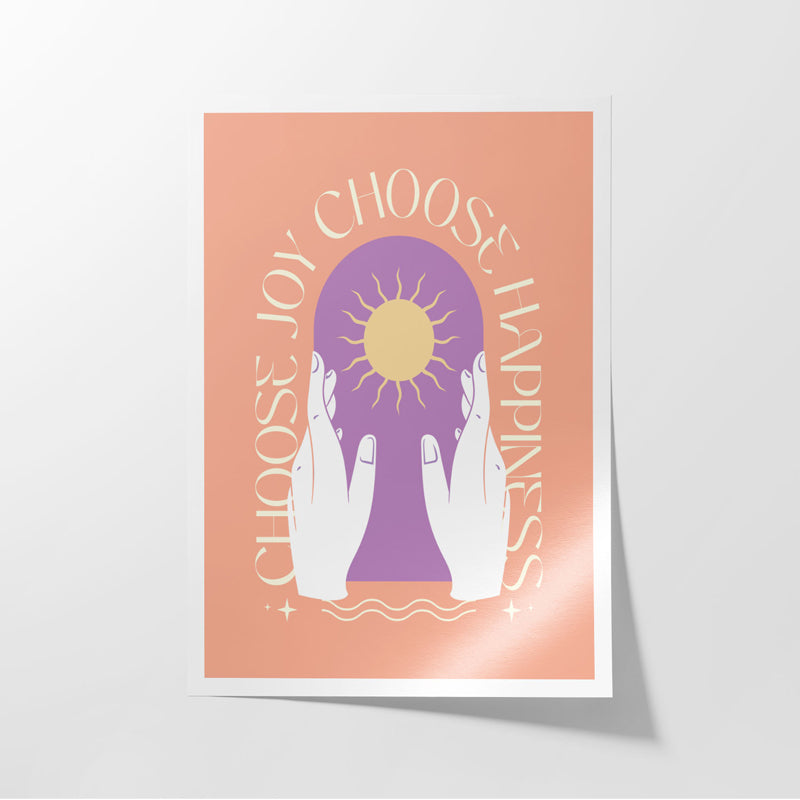 Buy Choose Joy Choose Happiness Wall Poster Wall Poster from Vaaree