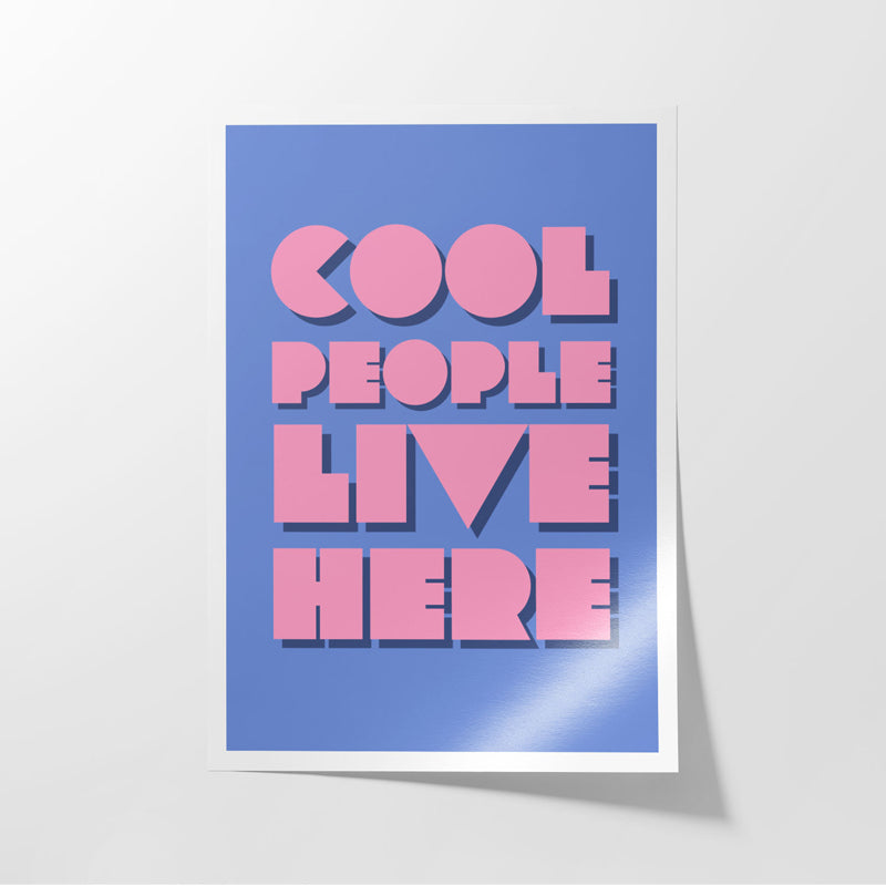 Buy Cool People World Wall Poster Wall Poster from Vaaree