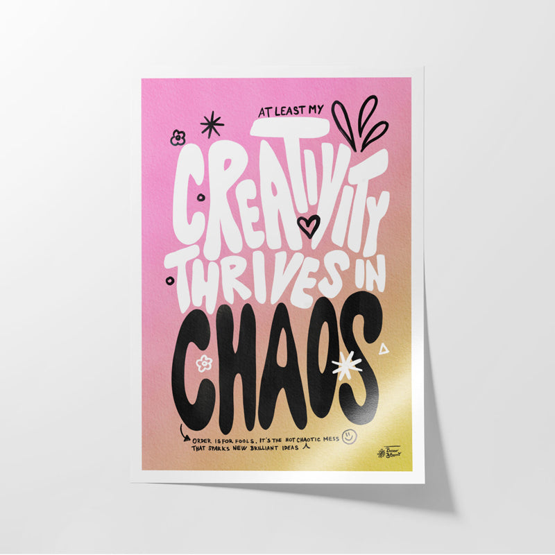 Buy Creative Chaos Wall Poster Wall Poster from Vaaree