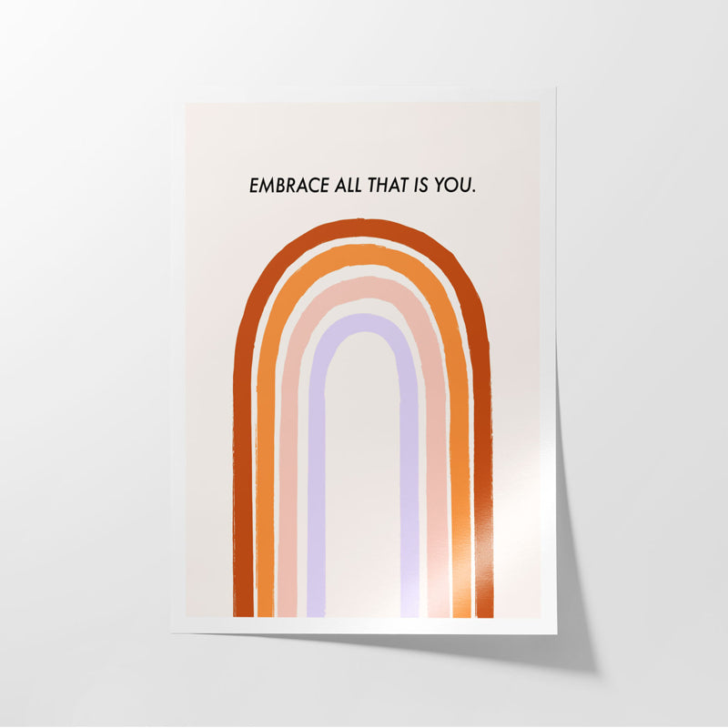 Buy Embrace All That Is You Wall Poster Wall Poster from Vaaree