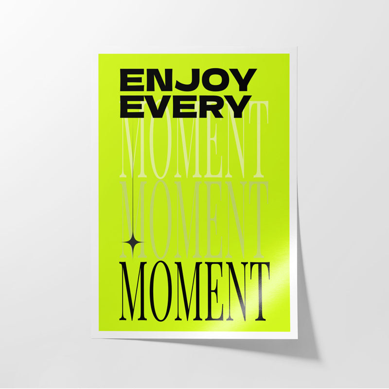 Buy Enjoy Every Moment Wall Poster Wall Poster from Vaaree