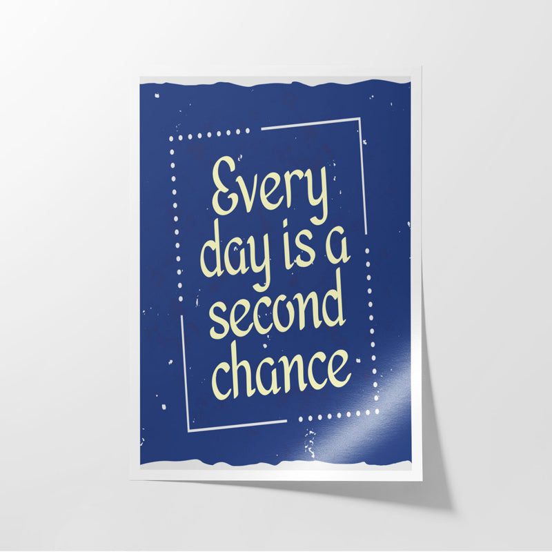 Buy Second Chance Wall Poster Wall Poster from Vaaree