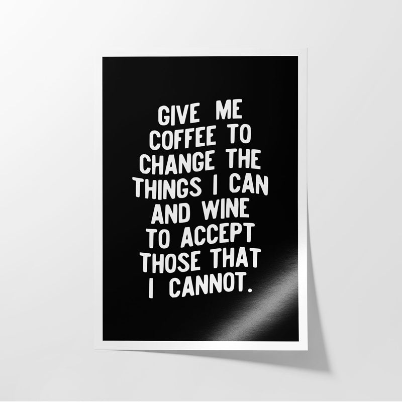 Buy Give Me Coffee Wall Poster Wall Poster from Vaaree