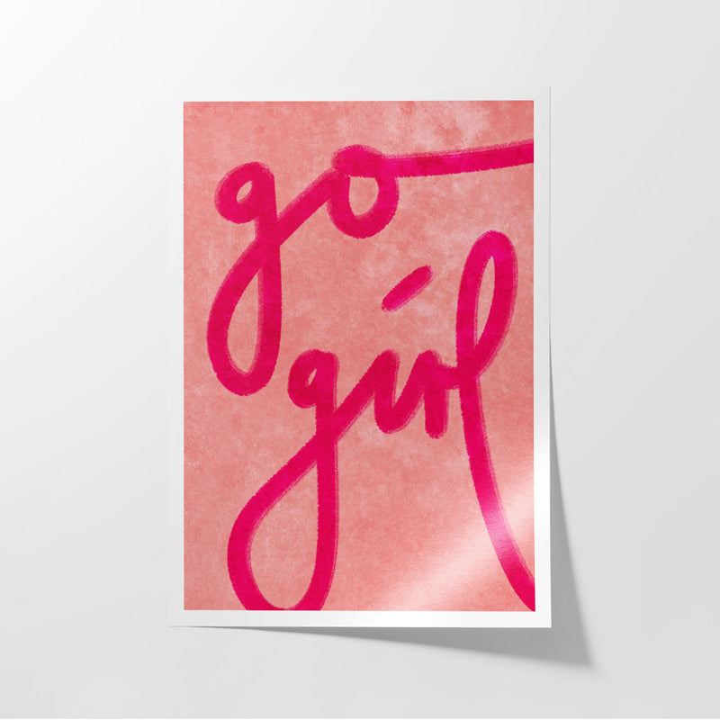 Buy Go Girl Wall Poster Wall Poster from Vaaree