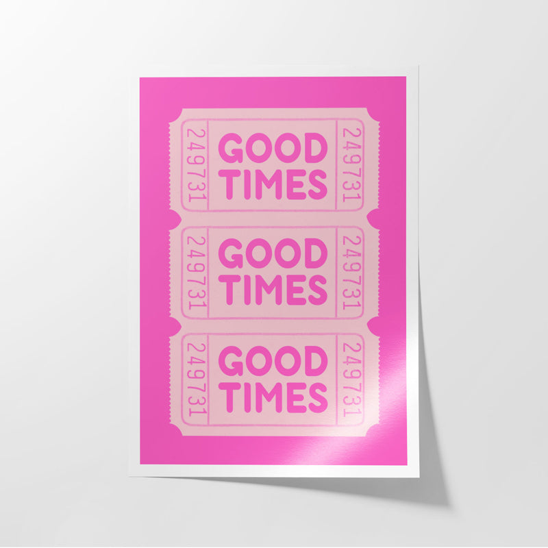 Buy Good Times Wall Poster Wall Poster from Vaaree