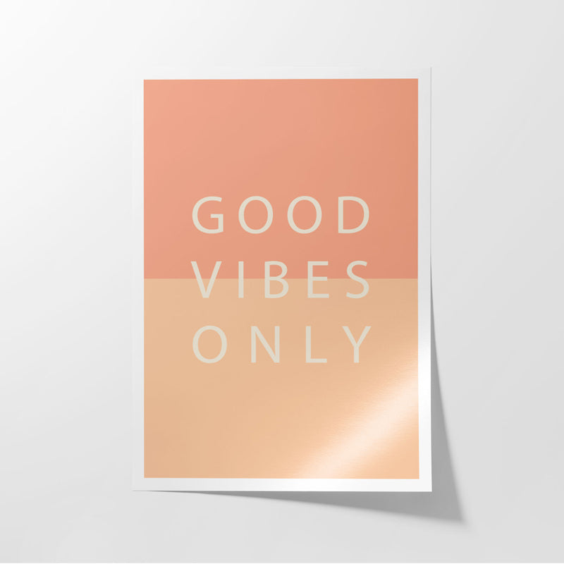 Buy Good Vibes Only Wall Poster Wall Poster from Vaaree