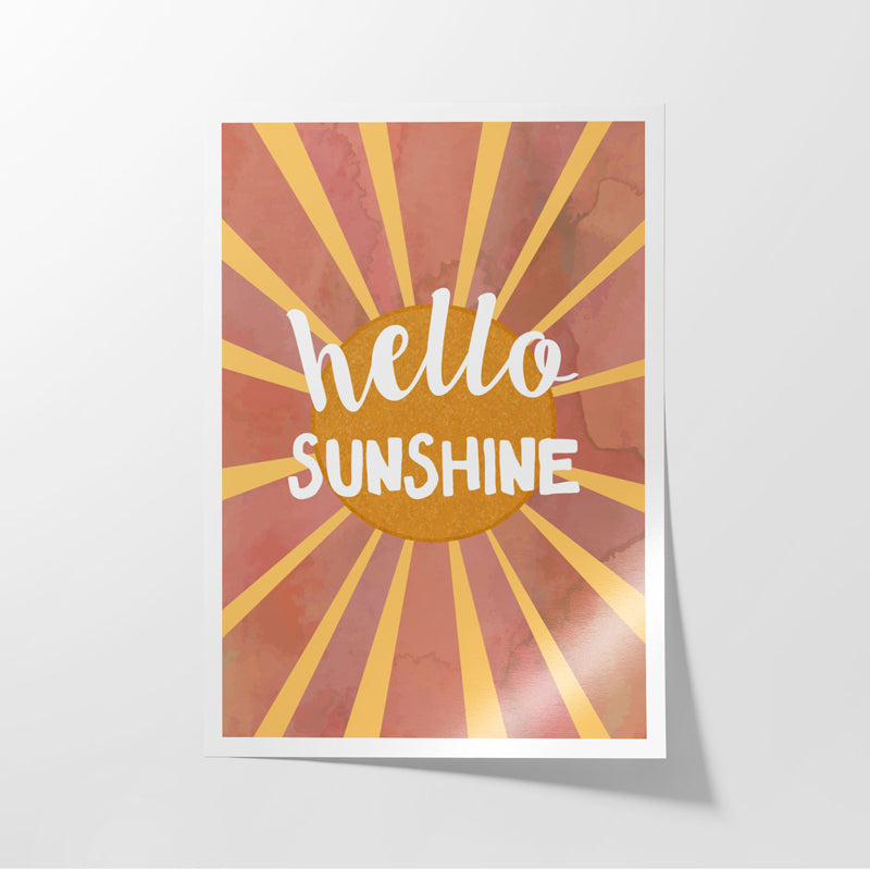 Buy Hello Sunshine Wall Poster Wall Poster from Vaaree