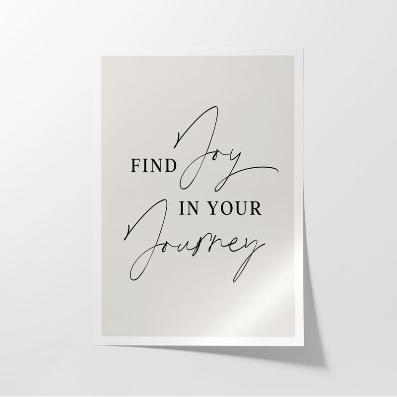 Buy Joy In Journey Wall Poster Wall Poster from Vaaree