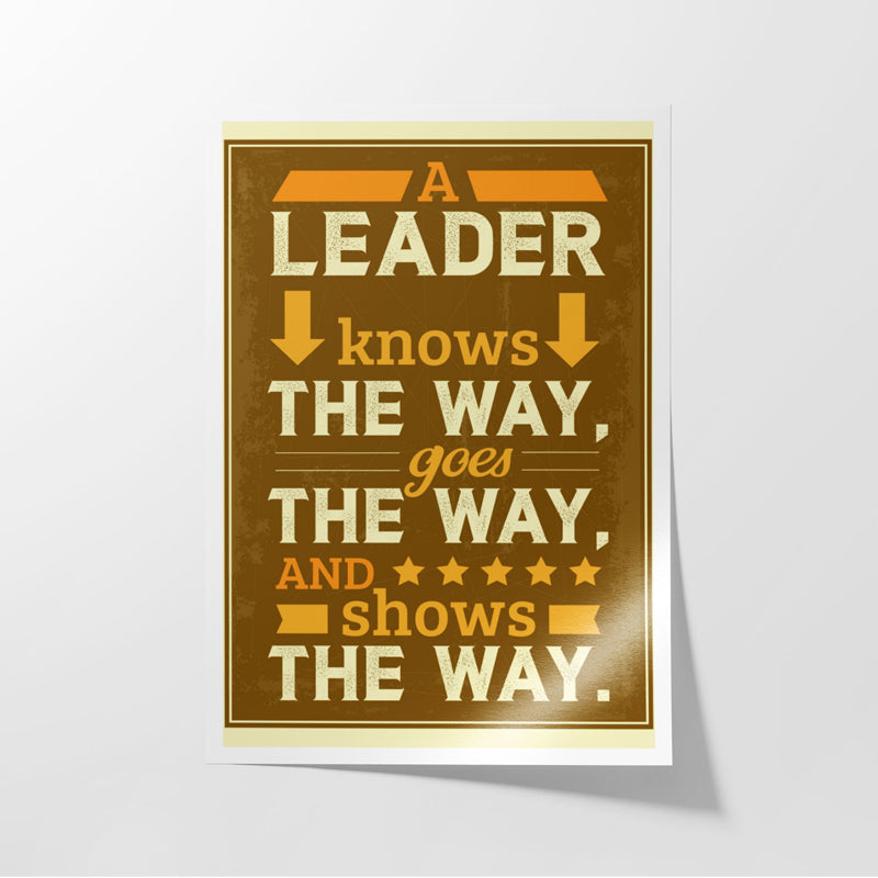 Buy True Leader Wall Poster Wall Poster from Vaaree