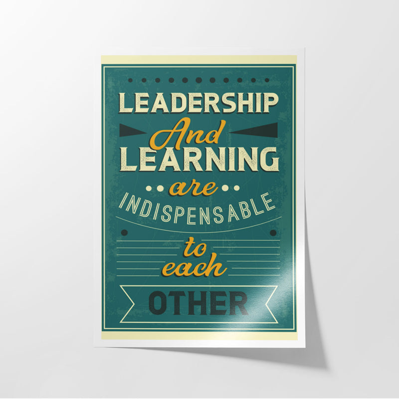 Buy Leadership And Learning Wall Poster Wall Poster from Vaaree