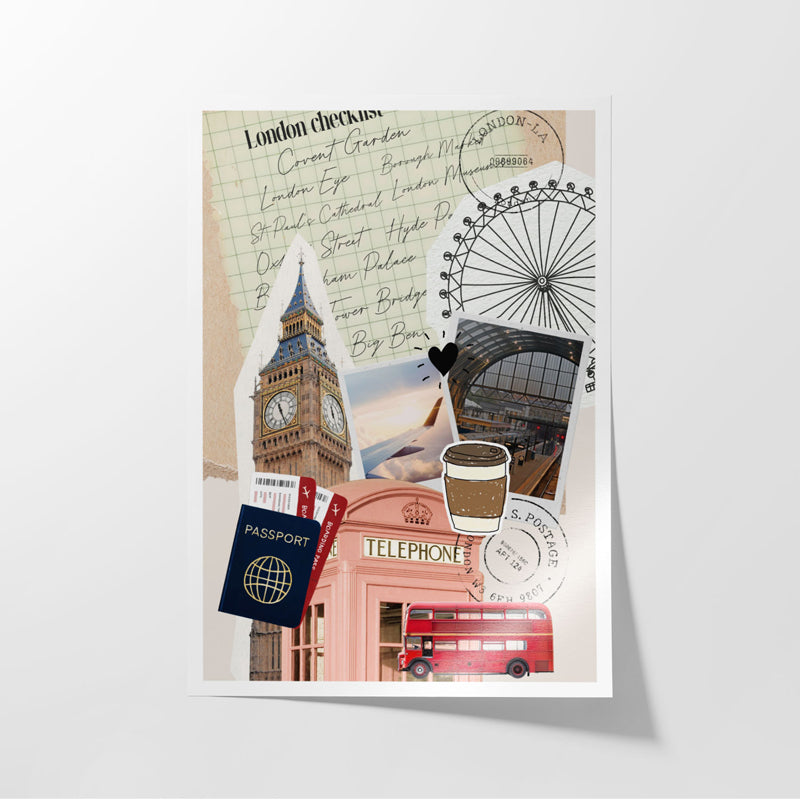 Buy London Travel Wall Poster Wall Poster from Vaaree