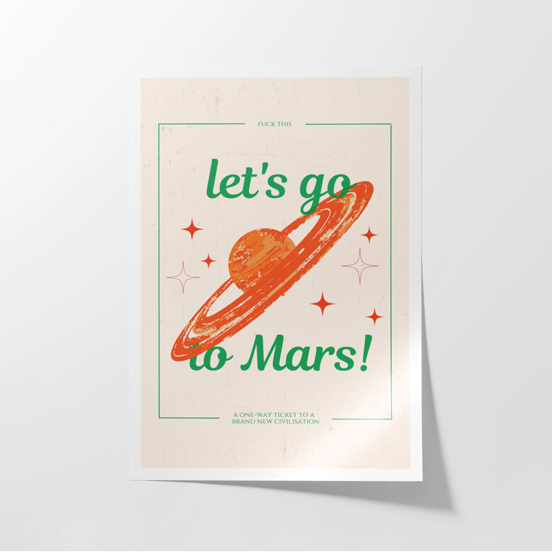 Buy Mars Wall Poster Wall Poster from Vaaree