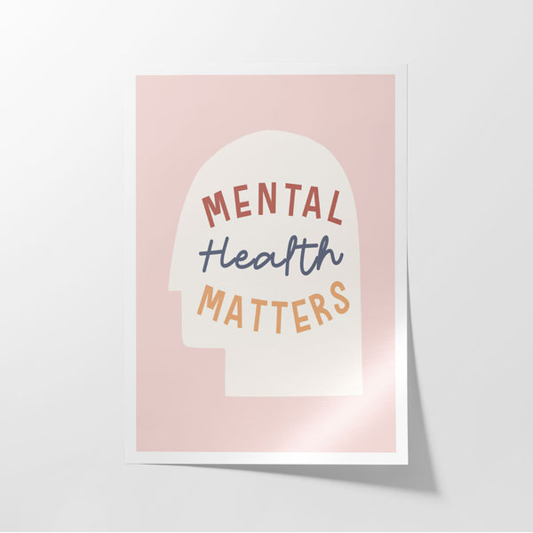 Buy Mental Health Matters Wall Poster Wall Poster from Vaaree