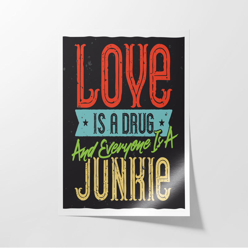 Buy Love Drug Wall Poster Wall Poster from Vaaree