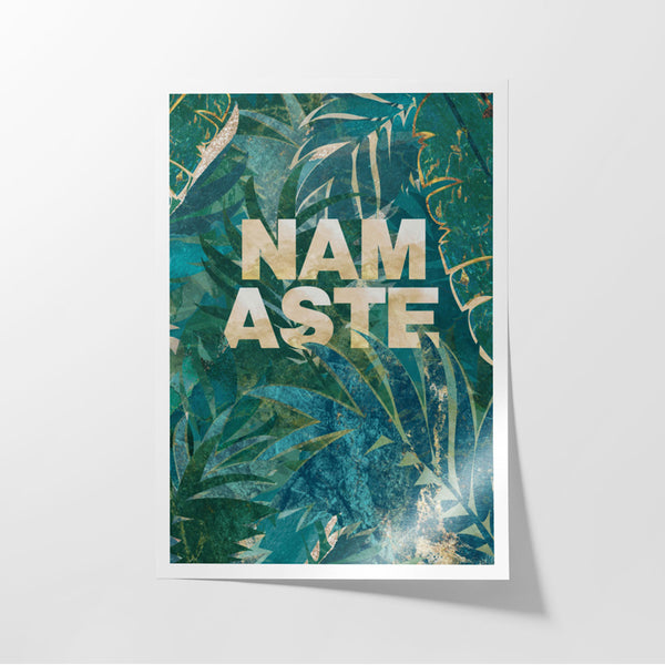 Wall Poster - Namaste Typography Wall Poster