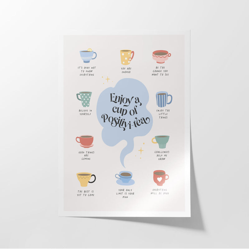 Buy Positivity Wall Poster Wall Poster from Vaaree