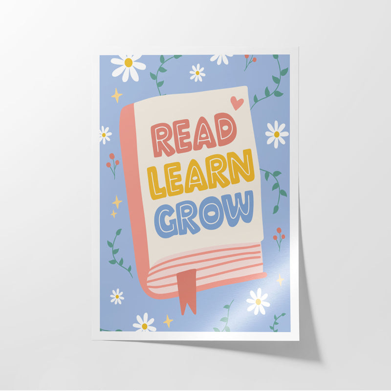 Buy Read Learn Grow Wall Poster Wall Poster from Vaaree