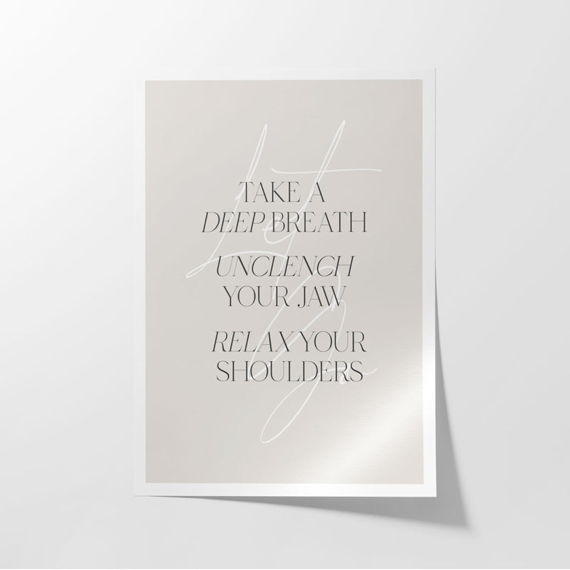 Buy Relax Wall Poster Wall Poster from Vaaree