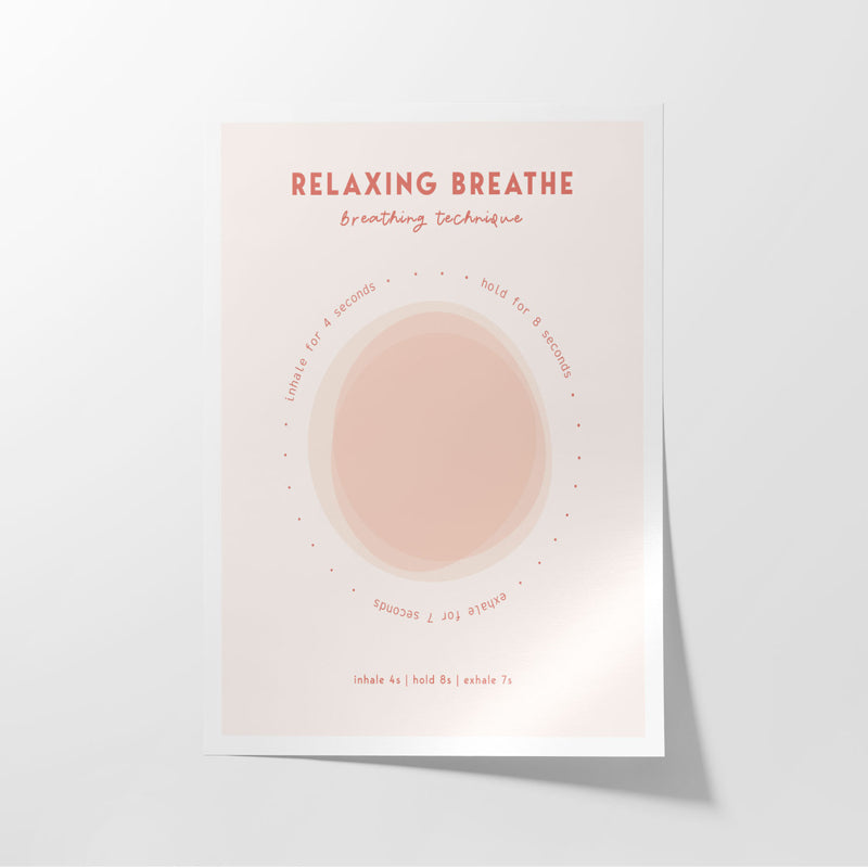 Buy Relaxing Breathe Wall Poster Wall Poster from Vaaree