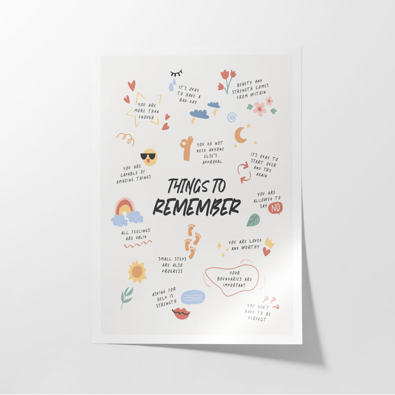 Buy Remember Wall Poster Wall Poster from Vaaree