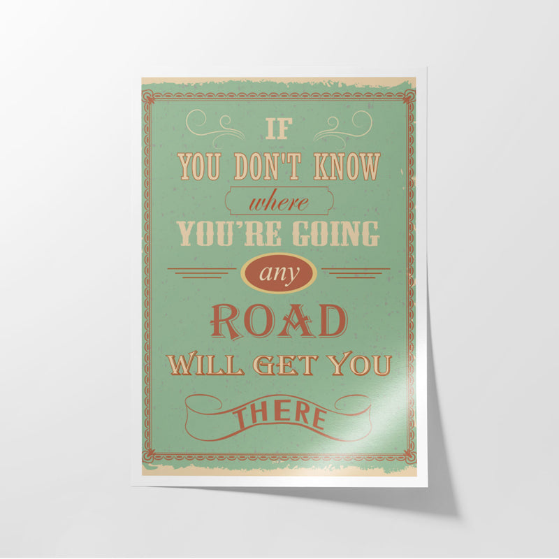 Buy Road To Your Goal Wall Poster Wall Poster from Vaaree