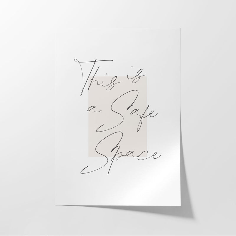 Buy Safe Space Wall Poster Wall Poster from Vaaree