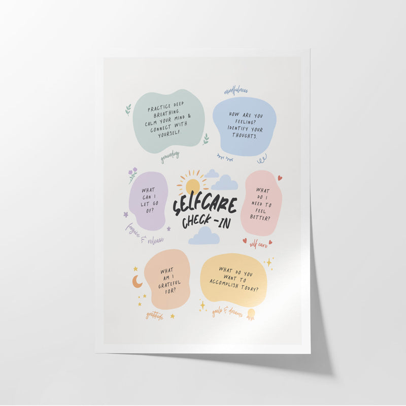 Buy Self Care Wall Poster Wall Poster from Vaaree