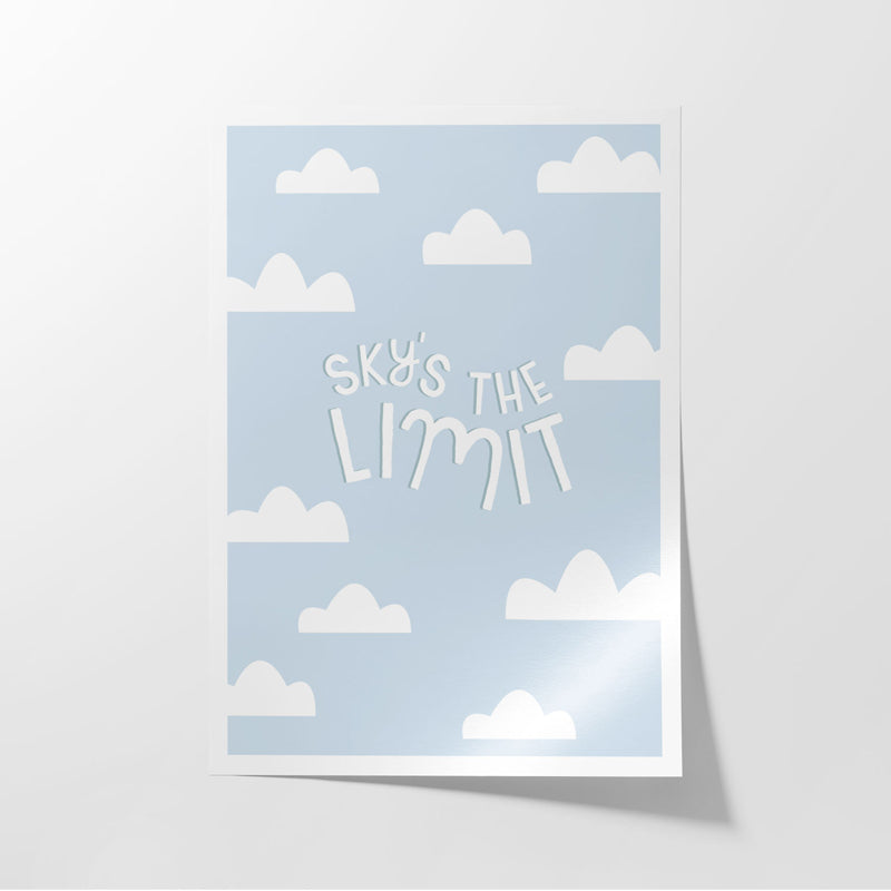 Buy Skys The Limit Wall Poster Wall Poster from Vaaree