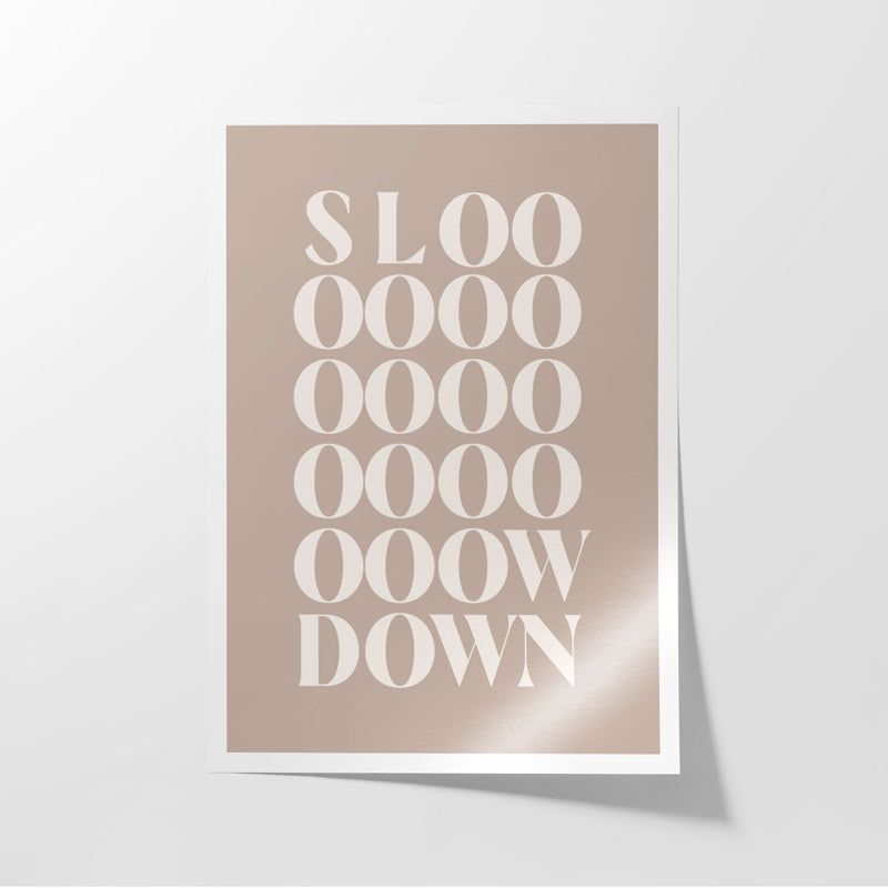 Buy Slow Down Wall Poster Wall Poster from Vaaree