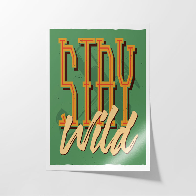 Buy Stay Wild Wall Poster Wall Poster from Vaaree