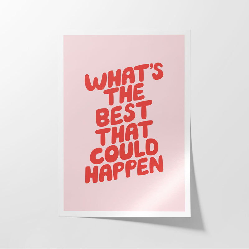 Buy The Best That Could Happen Wall Poster Wall Poster from Vaaree