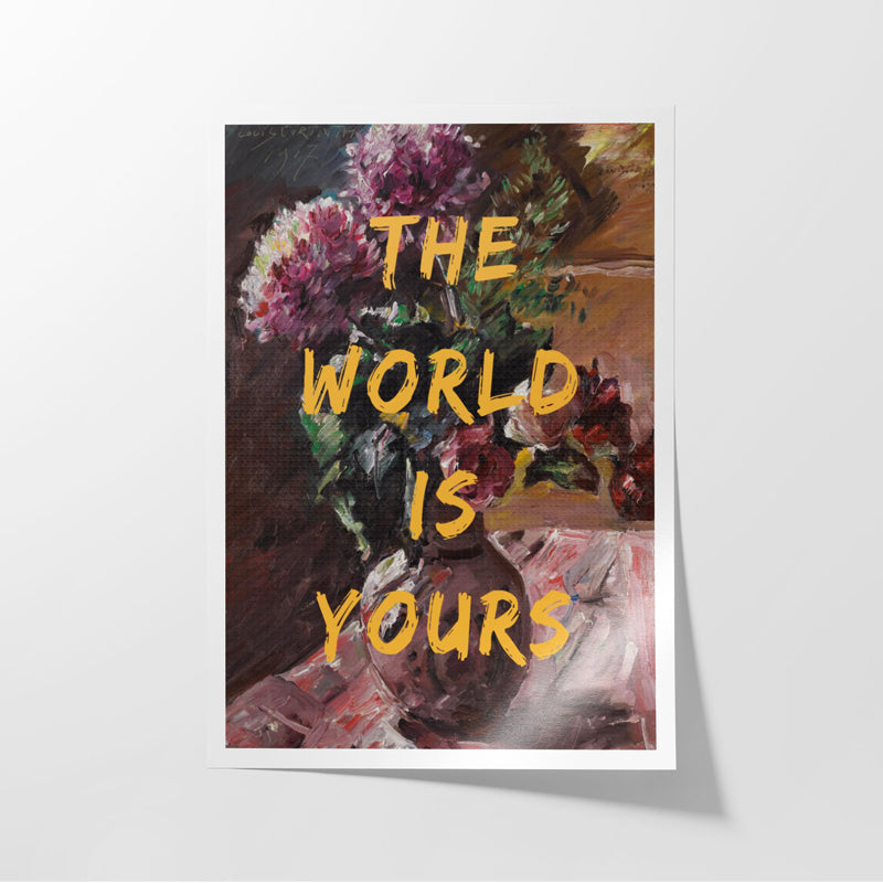 Buy The World Is Yours Wall Poster Wall Poster from Vaaree