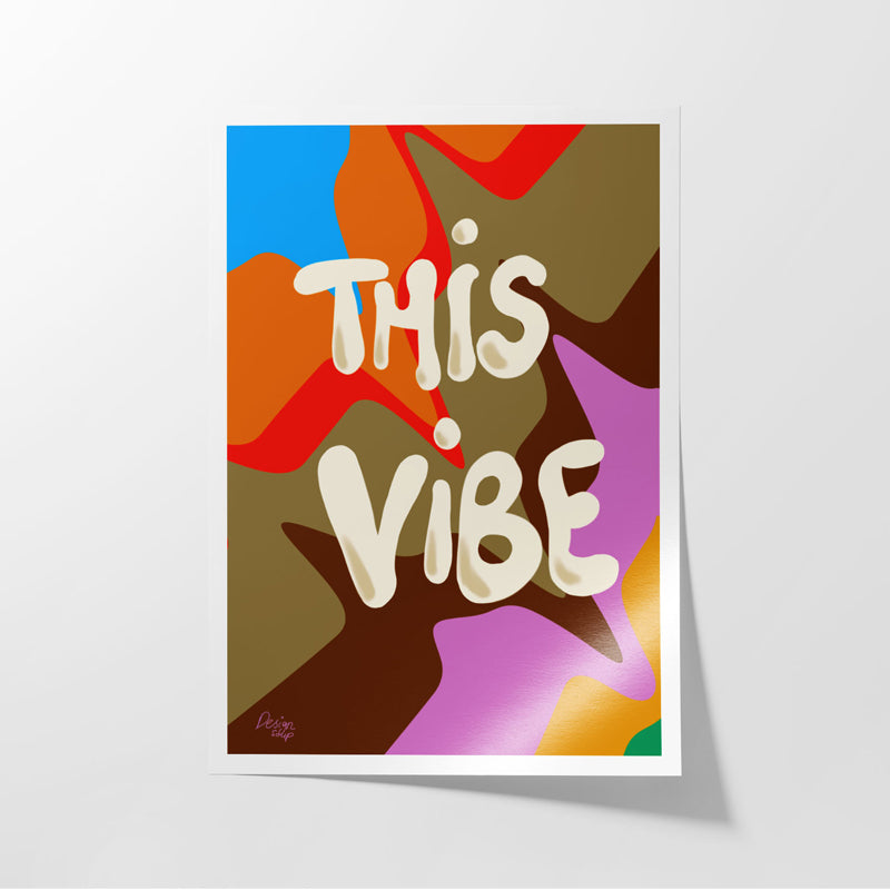 Buy This Vibe Wall Poster Wall Poster from Vaaree