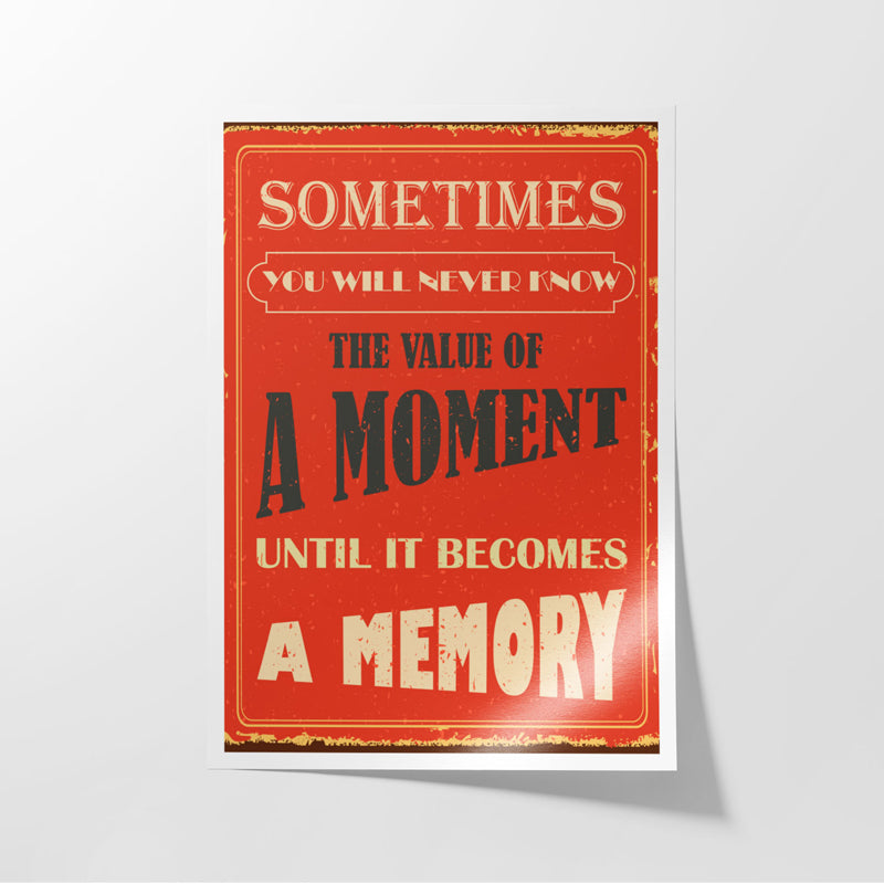 Buy This Moment Wall Poster Wall Poster from Vaaree