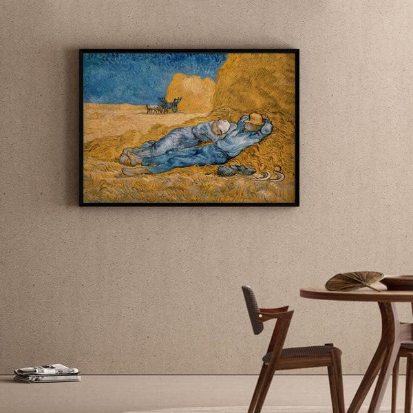 Buy The Siesta By Vincent Van Gogh - Black Frame Online in India | Wall Art & Paintings on Vaaree